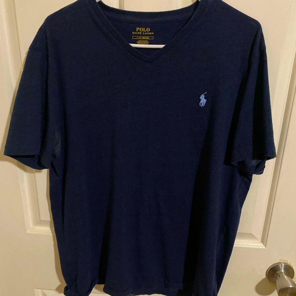 Men’s Ralph Lauren Short sleeve Navy Blue tee Large